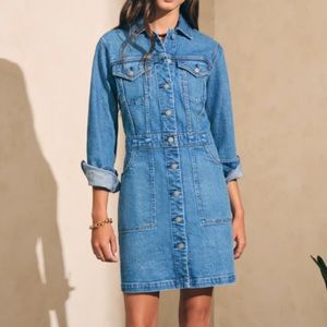 Faherty Brand Denim Dress size 12